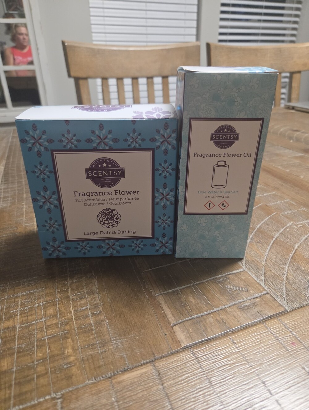 Scentsy Fragrance Flower Gift Set in Blue